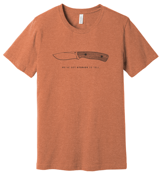 Stories To Tell Tee - Orange