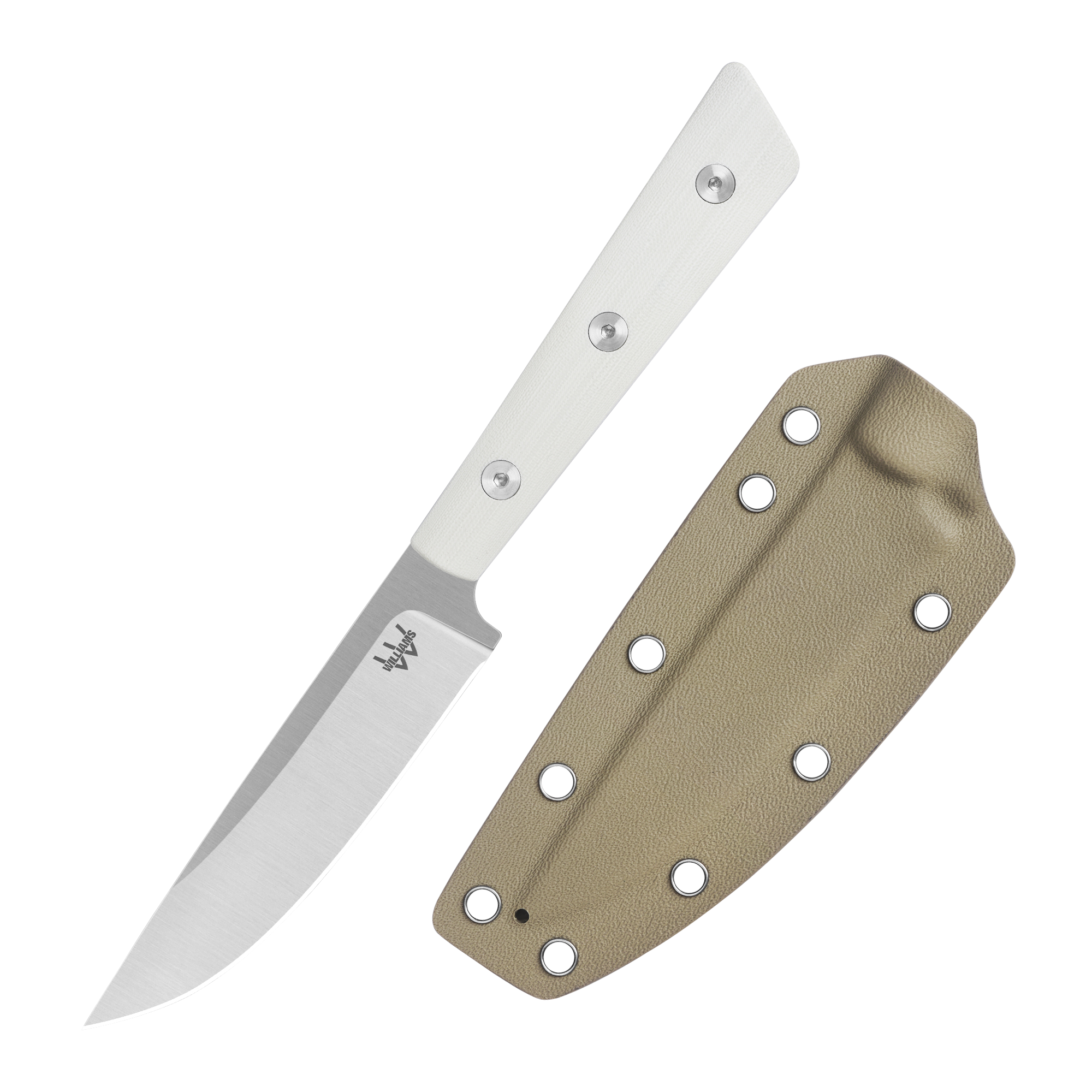 Steak Knife 4 Piece Set - White