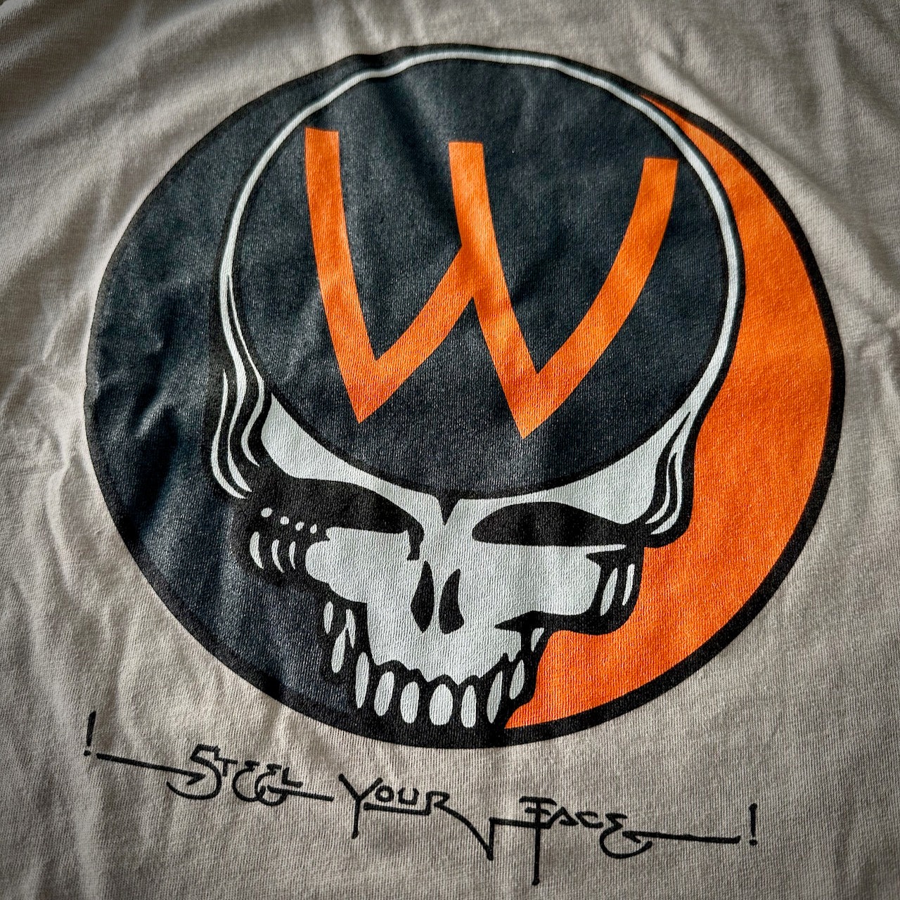 STEEL Your Face Tee - Heather Stone - Limited Small Batch